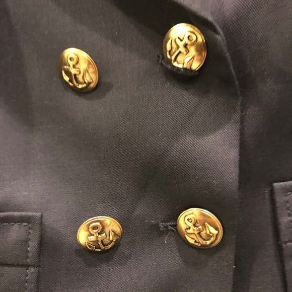 Rebecca Taylor Navy Blazer Size 10 - Picture 5 of 8